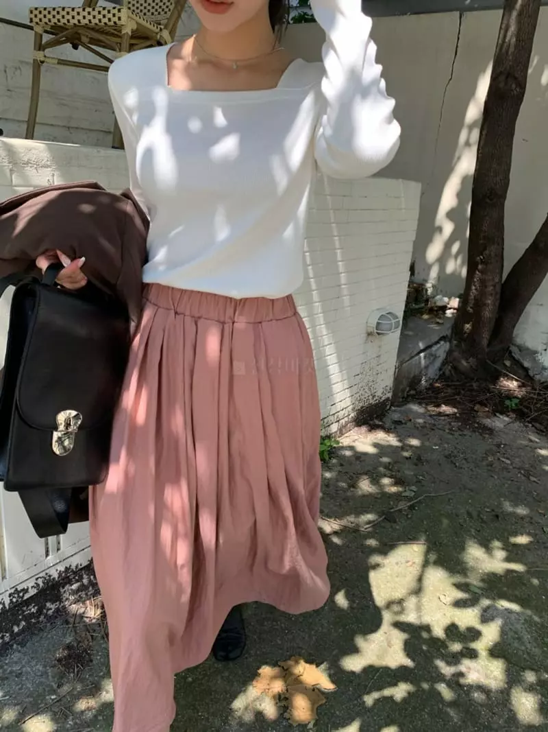As Thought - Korean Women Fashion - #thatsdarling - Garden Whole Skirt - 5