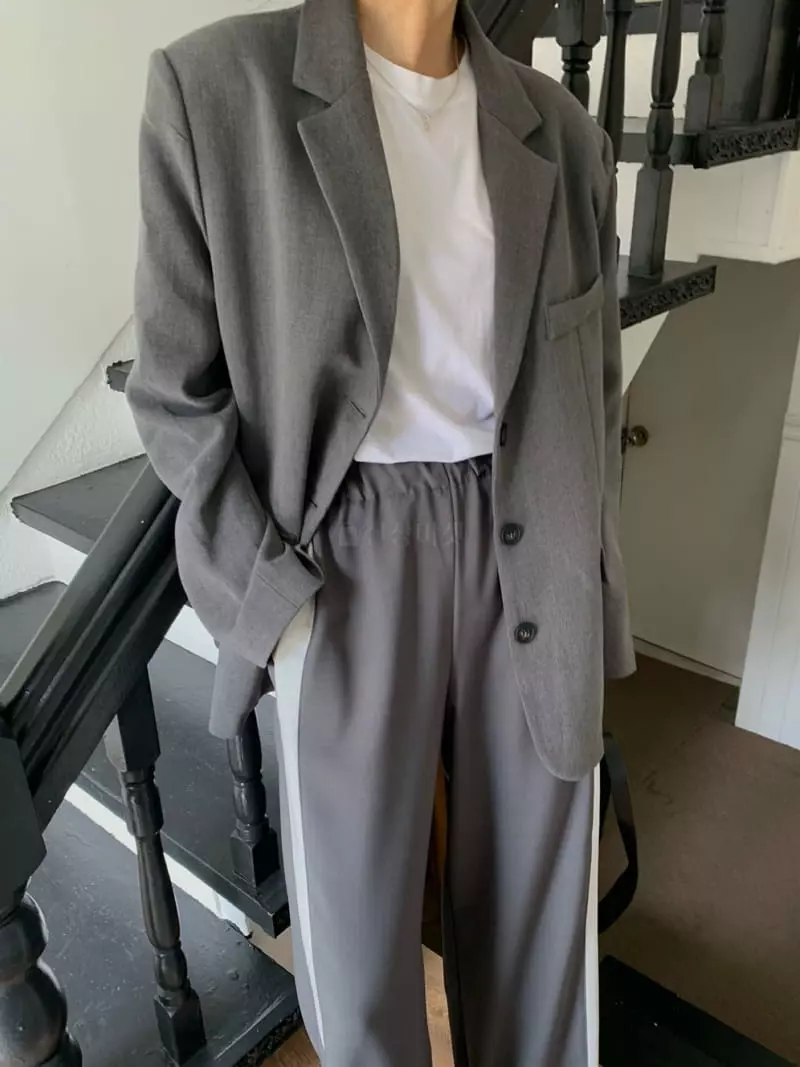 As Thought - Korean Women Fashion - #thelittlethings - Classic Over Jacket - 6