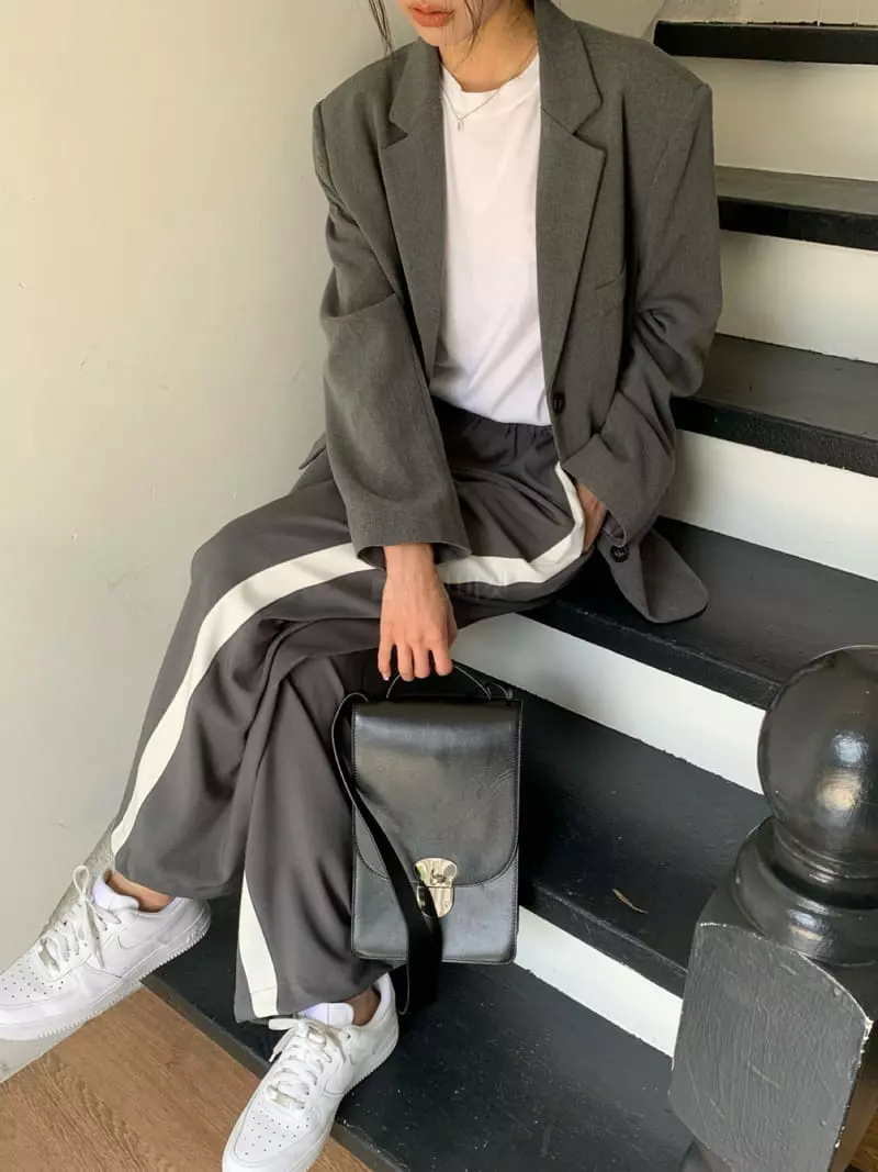As Thought - Korean Women Fashion - #vintageinspired - Track Pants - 2
