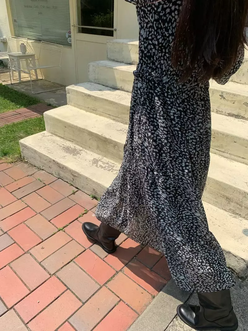 As Thought - Korean Women Fashion - #vintageinspired - Maran Shiffon One-piece - 6