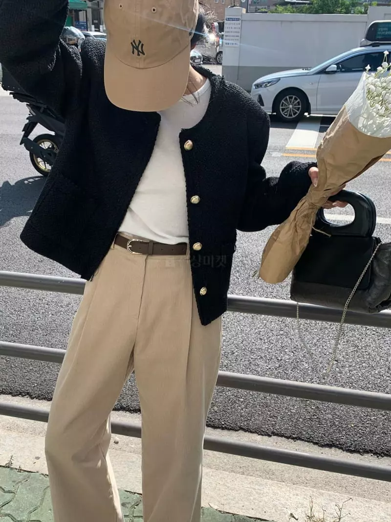 As Thought - Korean Women Fashion - #vintageinspired - Lala Twid Jacket - 3