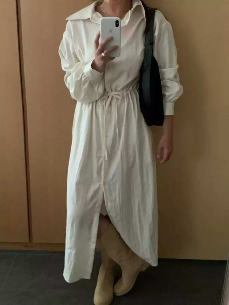 As Thought - Korean Women Fashion - #vintagekidsstyle - Paul Two Way One-piece - 7