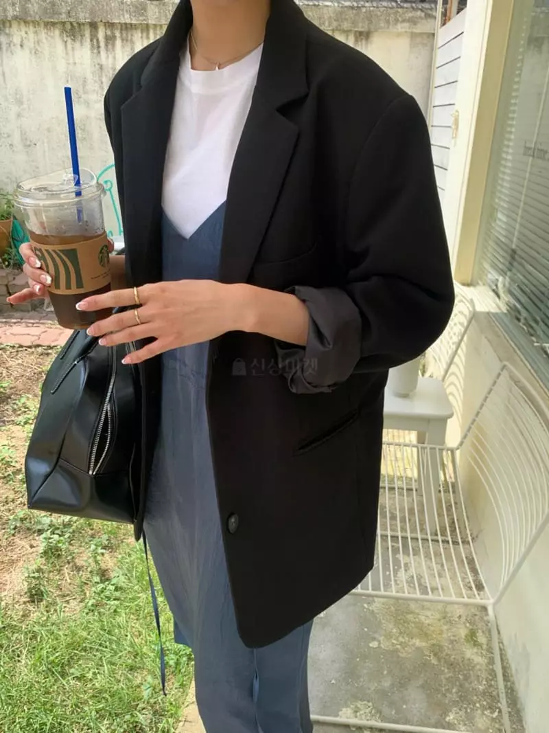 As Thought - Korean Women Fashion - #womensfashion - Classic Over Jacket - 8