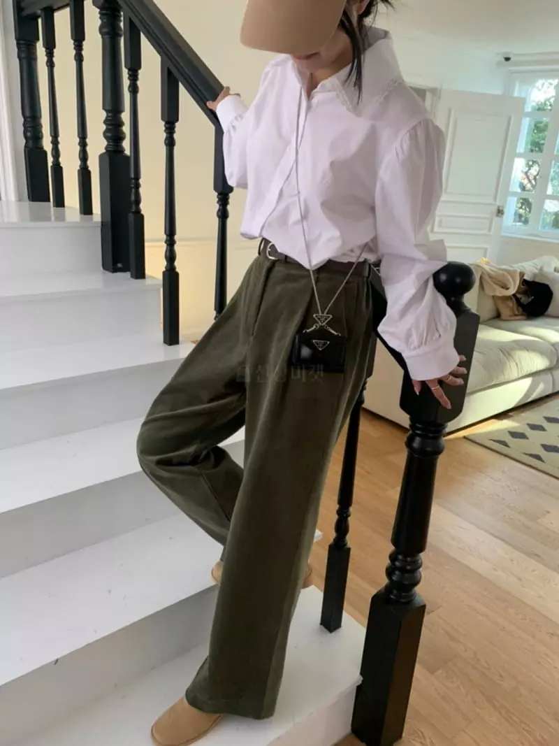 As Thought - Korean Women Fashion - #womensfashion - Color Corduroy Pants - 5