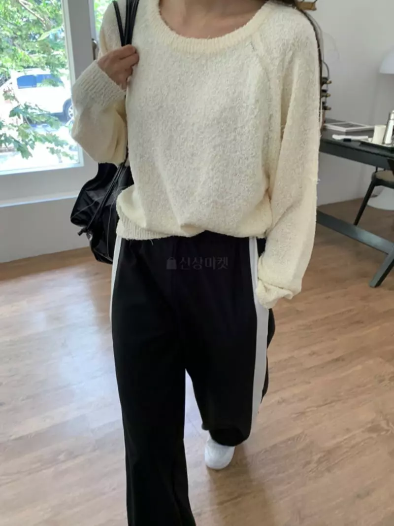 As Thought - Korean Women Fashion - #womensfashion - Wings Round Knit Tee - 2