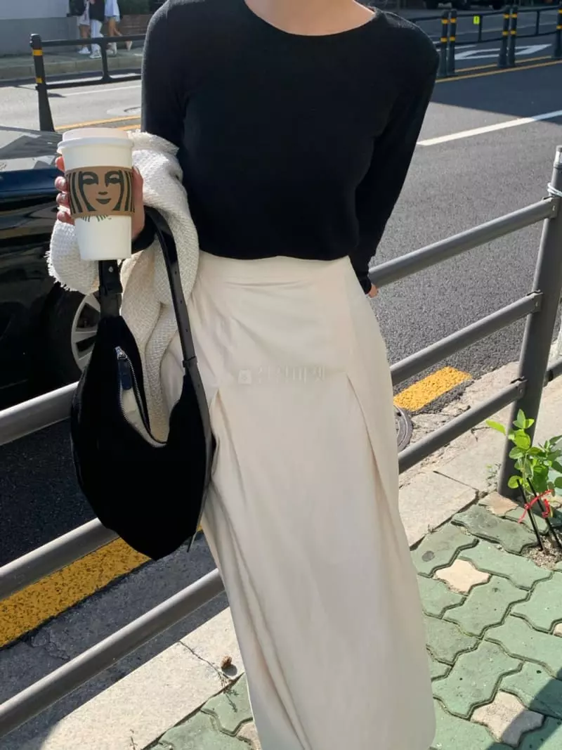As Thought - Korean Women Fashion - #womensfashion - Warm Wave Tee - 5