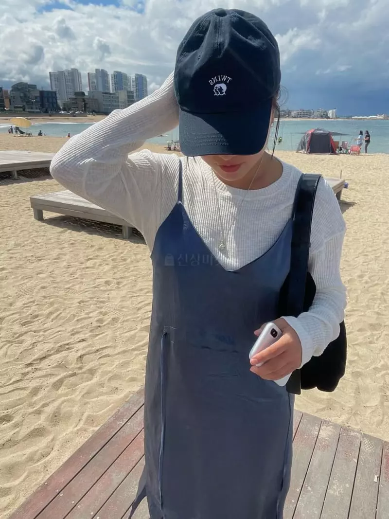 As Thought - Korean Women Fashion - #momslook - Err Logn One-piece - 4