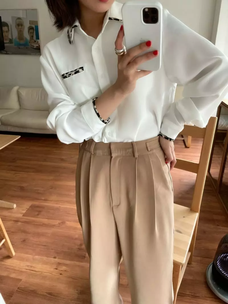 As Thought - Korean Women Fashion - #womensfashion - Color Blouse
