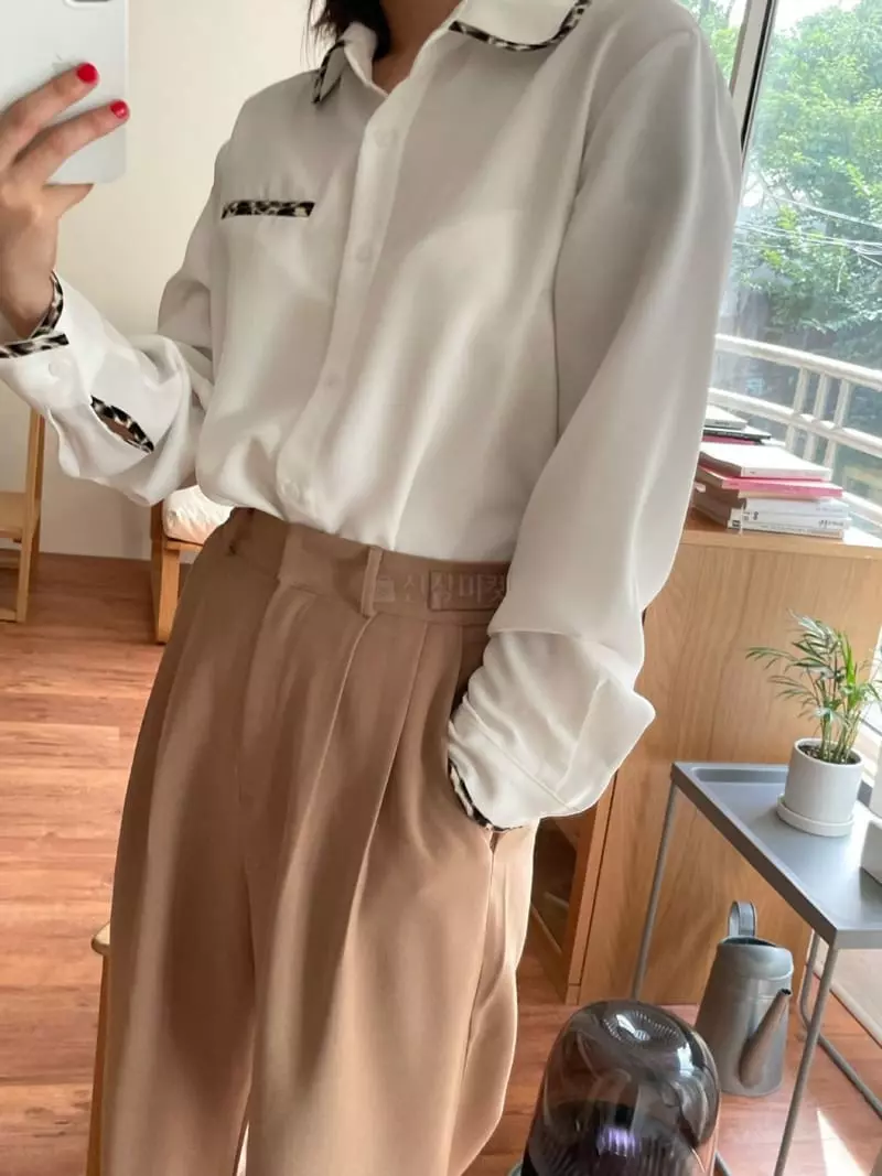 As Thought - Korean Women Fashion - #womensfashion - Color Blouse - 3