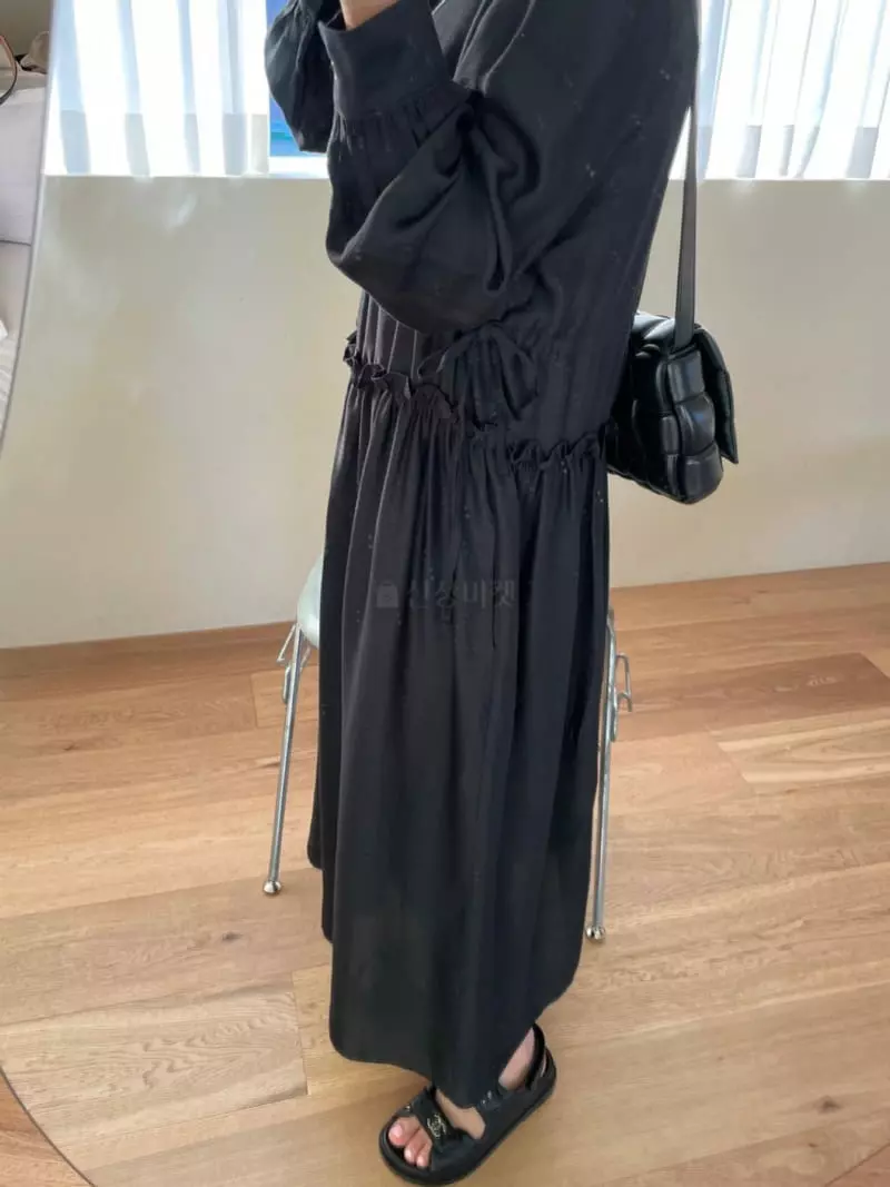 As Thought - Korean Women Fashion - #womensfashion - Mood Shatin Long One-piece - 2