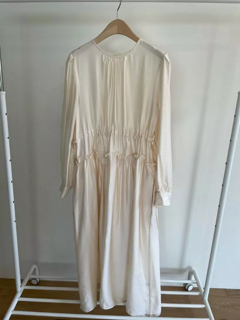 As Thought - Korean Women Fashion - #womensfashion - Mood Shatin Long One-piece - 8