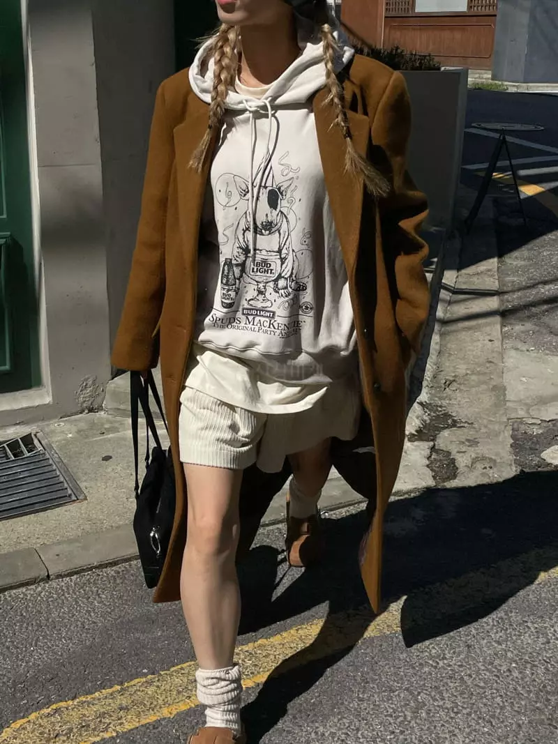 Atmosphere - Korean Women Fashion - #momslook - Dogi Sweatshirt - 6