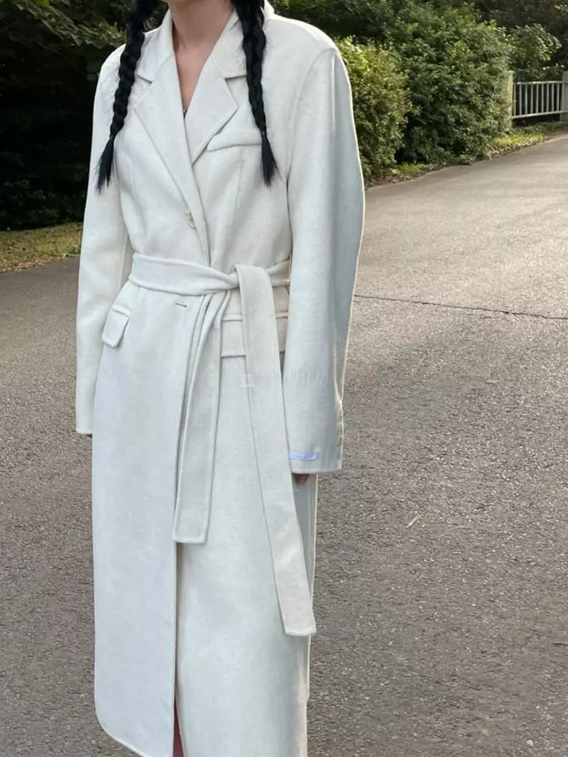 Atmosphere - Korean Women Fashion - #shopsmall - Sane Hand Made Coat - 3