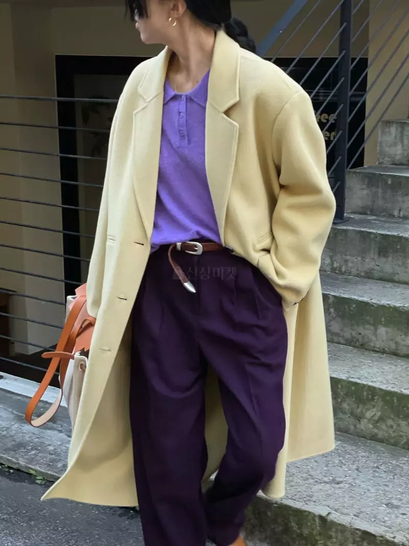 Atmosphere - Korean Women Fashion - #thatsdarling - Raglan Coat - 3