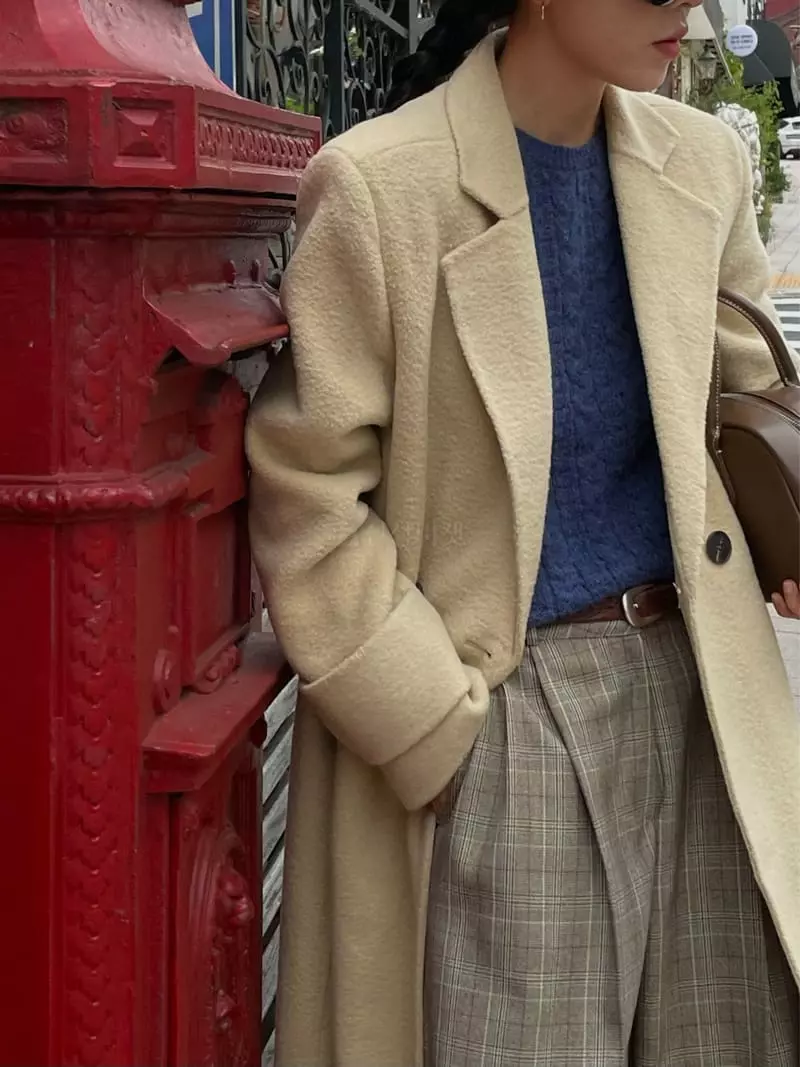 Atmosphere - Korean Women Fashion - #womensfashion - Bookle Bijou Coat - 3