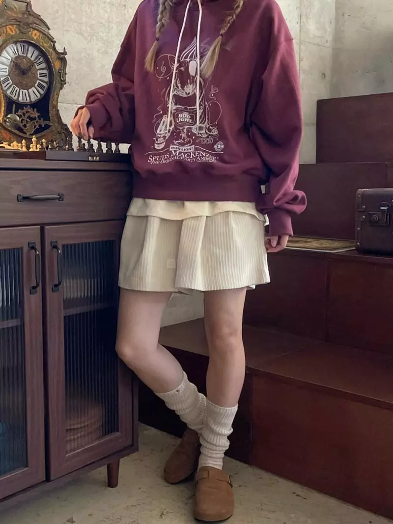 Atmosphere - Korean Women Fashion - #womensfashion - Dogi Sweatshirt - 5