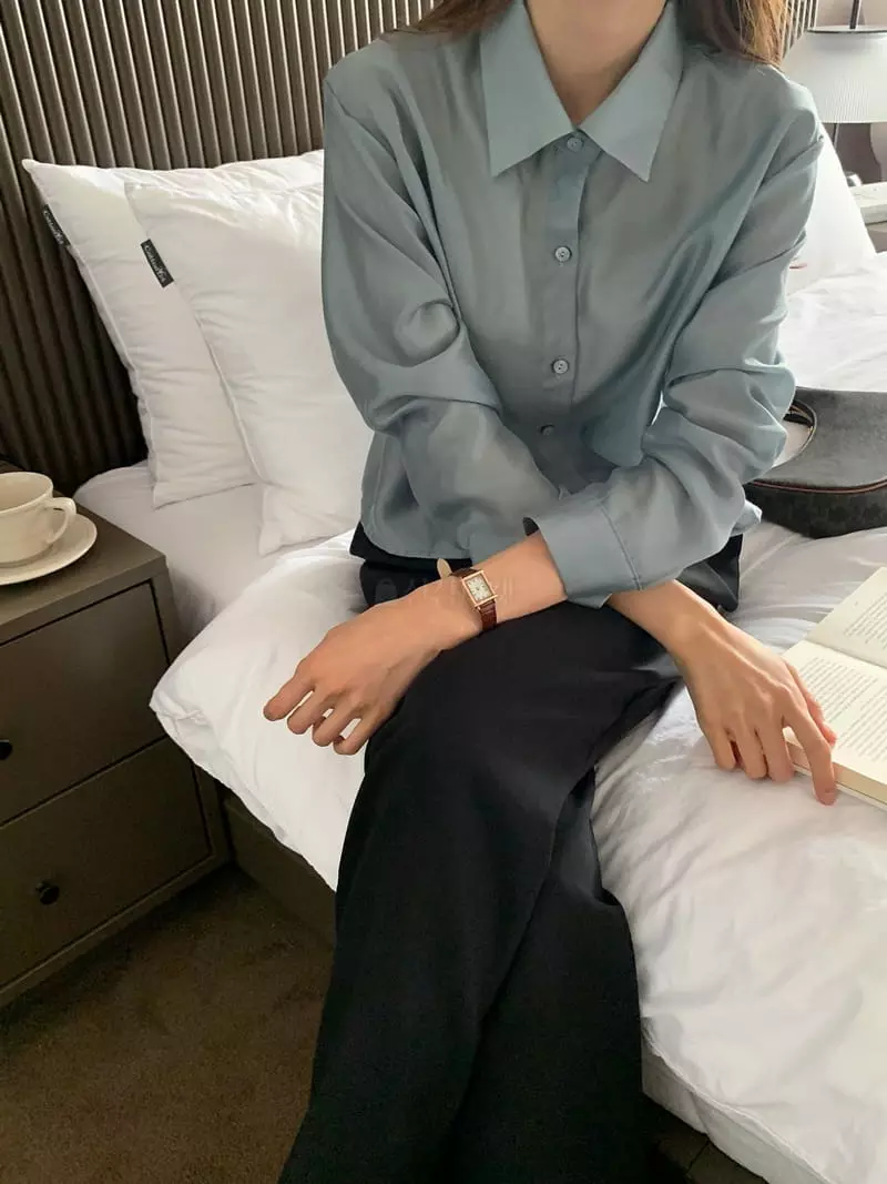 Atthismoment - Korean Women Fashion - #momslook - Crop Blouse