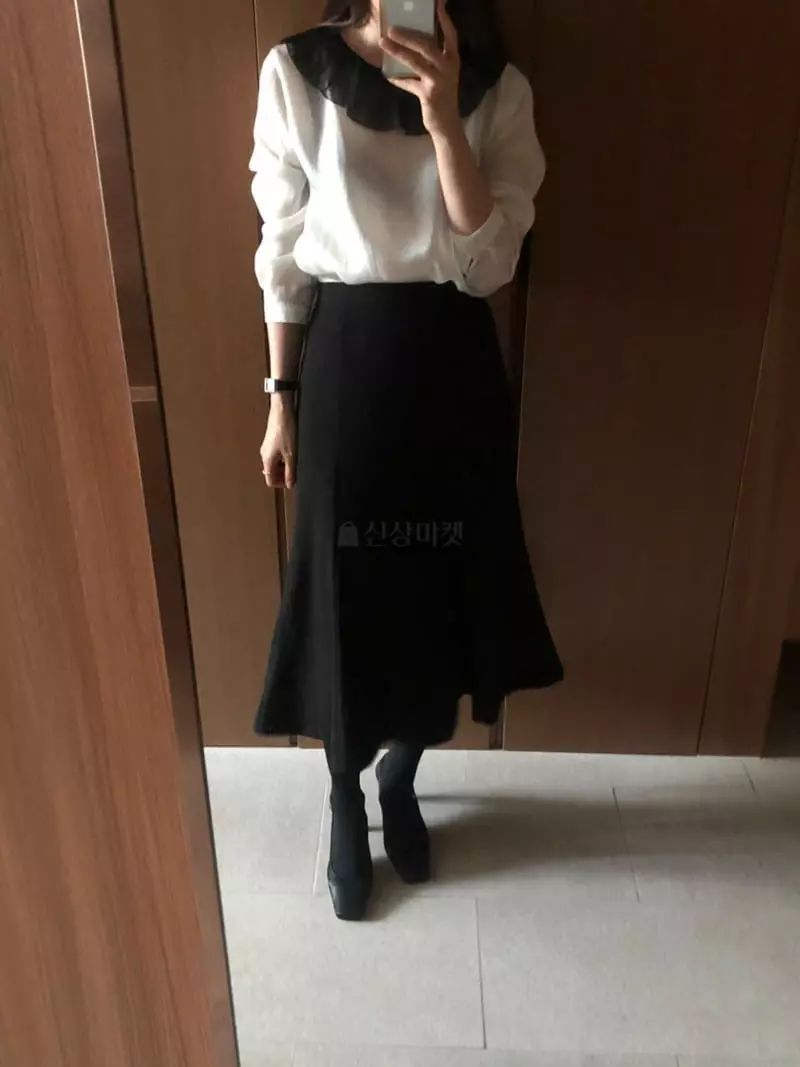 Atthismoment - Korean Women Fashion - #momslook - Curry Blouse - 2