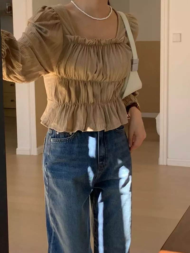 Atthismoment - Korean Women Fashion - #womensfashion - Yoggo Blouse - 4
