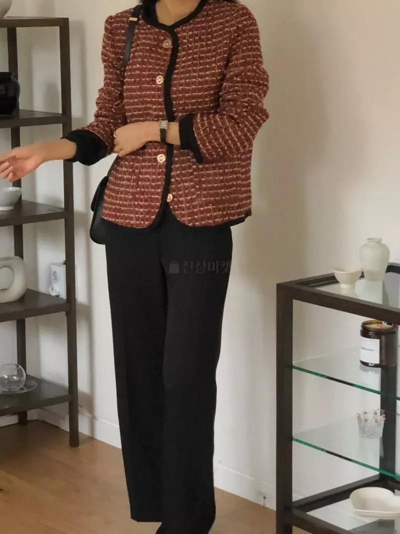 Atthismoment - Korean Women Fashion - #momslook - Autumn Twid Jacket