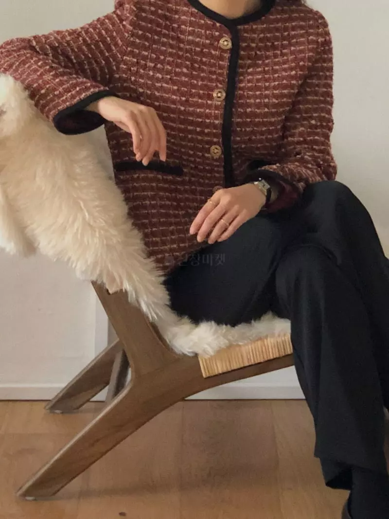 Atthismoment - Korean Women Fashion - #momslook - Autumn Twid Jacket - 5