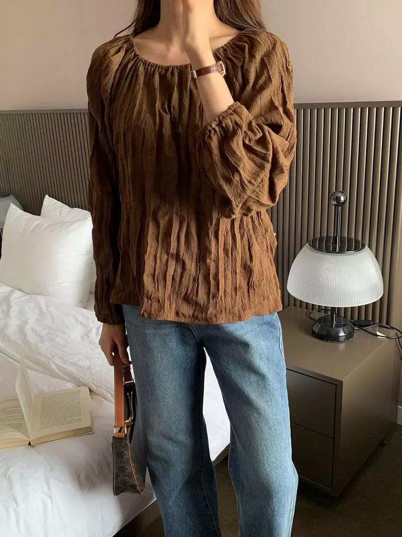 Atthismoment - Korean Women Fashion - #womensfashion - Snad Blouse - 4