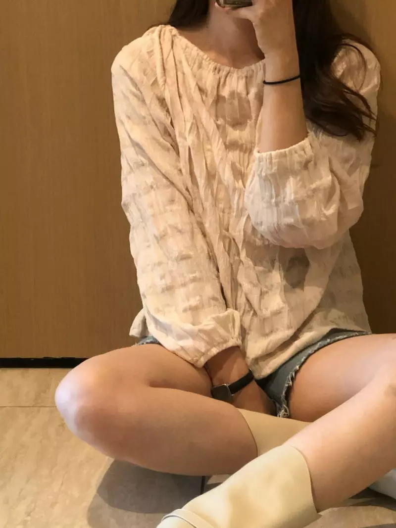 Atthismoment - Korean Women Fashion - #momslook - Snad Blouse - 6