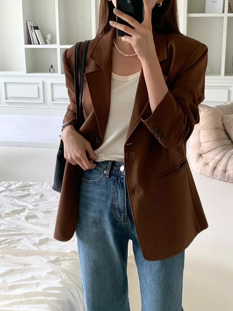 Atthismoment - Korean Women Fashion - #momslook - Duo Jacket