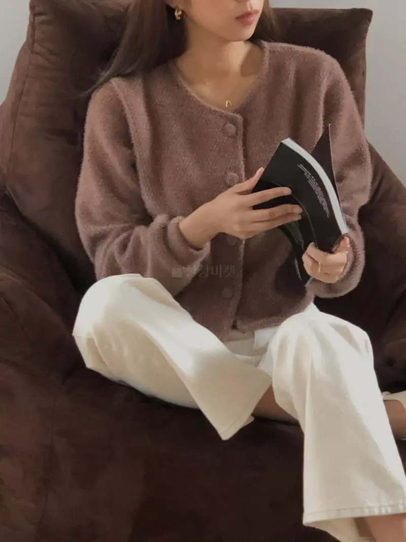 Atthismoment - Korean Women Fashion - #momslook - Forming Cardigan - 11