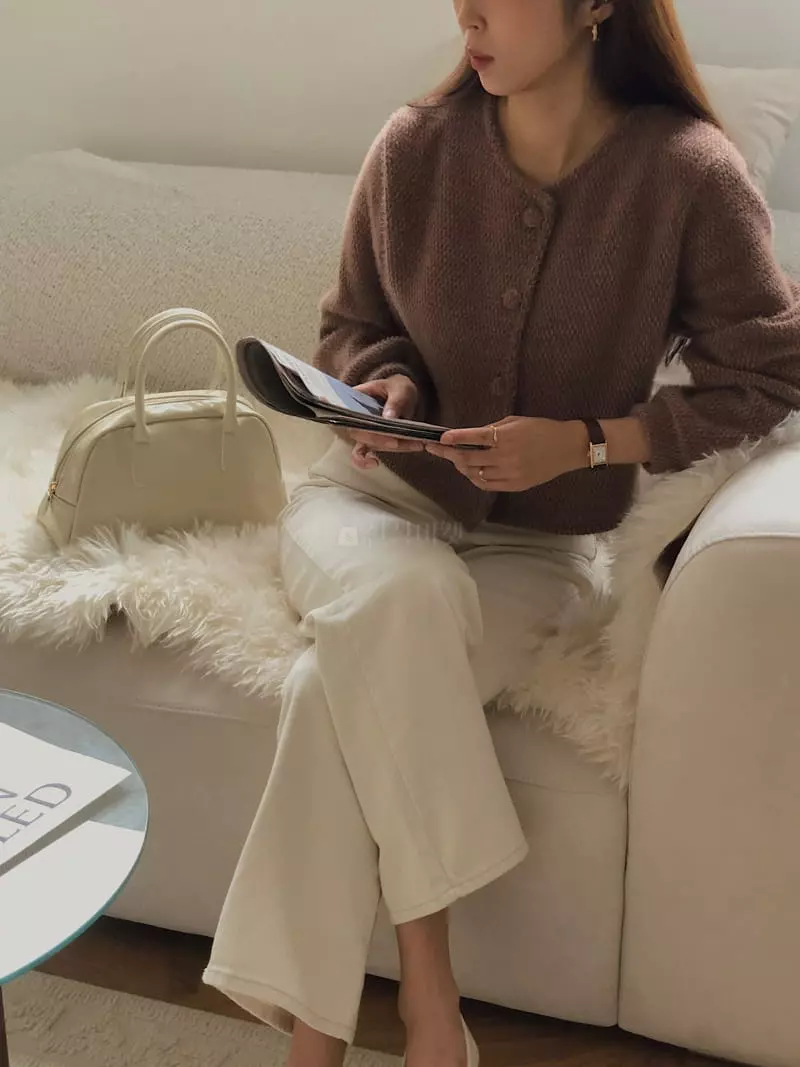 Atthismoment - Korean Women Fashion - #momslook - Forming Cardigan - 9