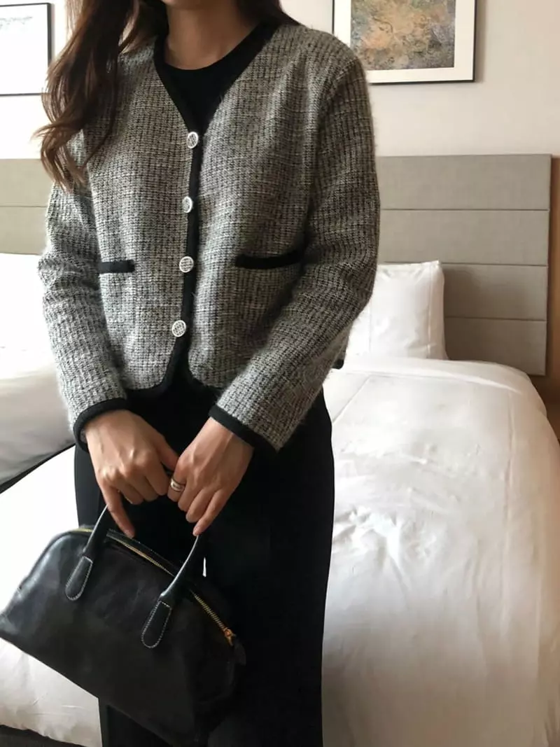 Atthismoment - Korean Women Fashion - #thelittlethings - Cling Cardigan - 4