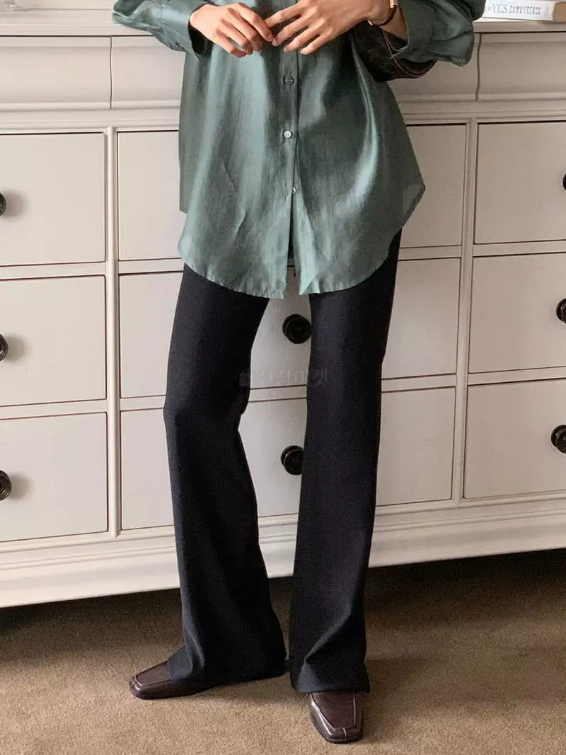 Atthismoment - Korean Women Fashion - #pursuepretty - Rib Pants - 3
