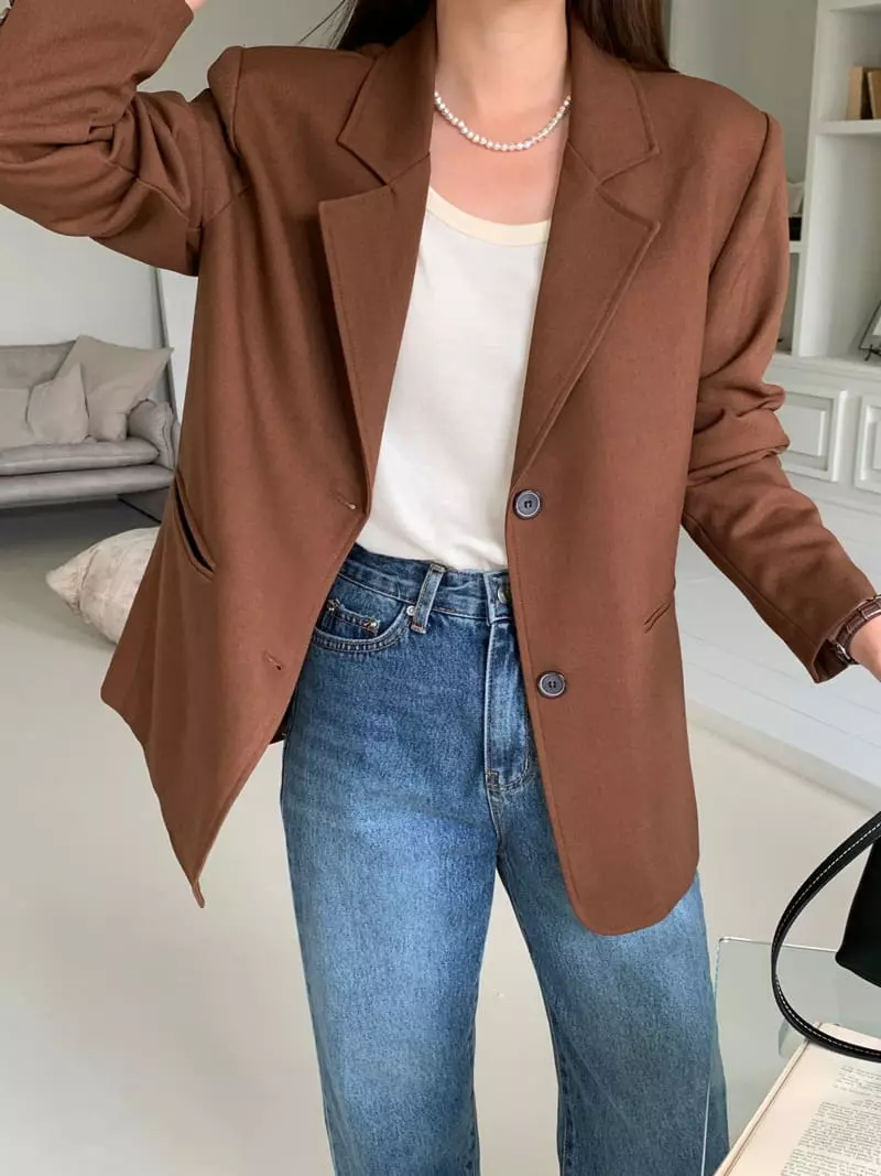 Atthismoment - Korean Women Fashion - #romanticstyle - Duo Jacket - 9