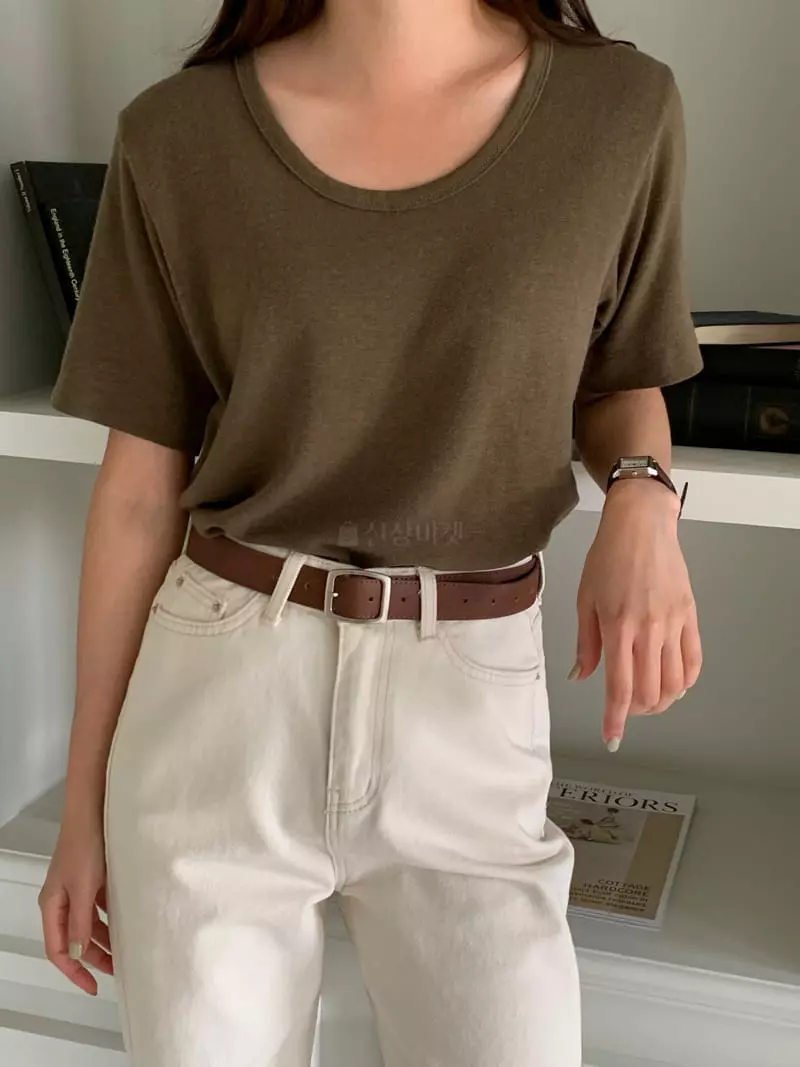 Atthismoment - Korean Women Fashion - #romanticstyle - Downey Tee - 7