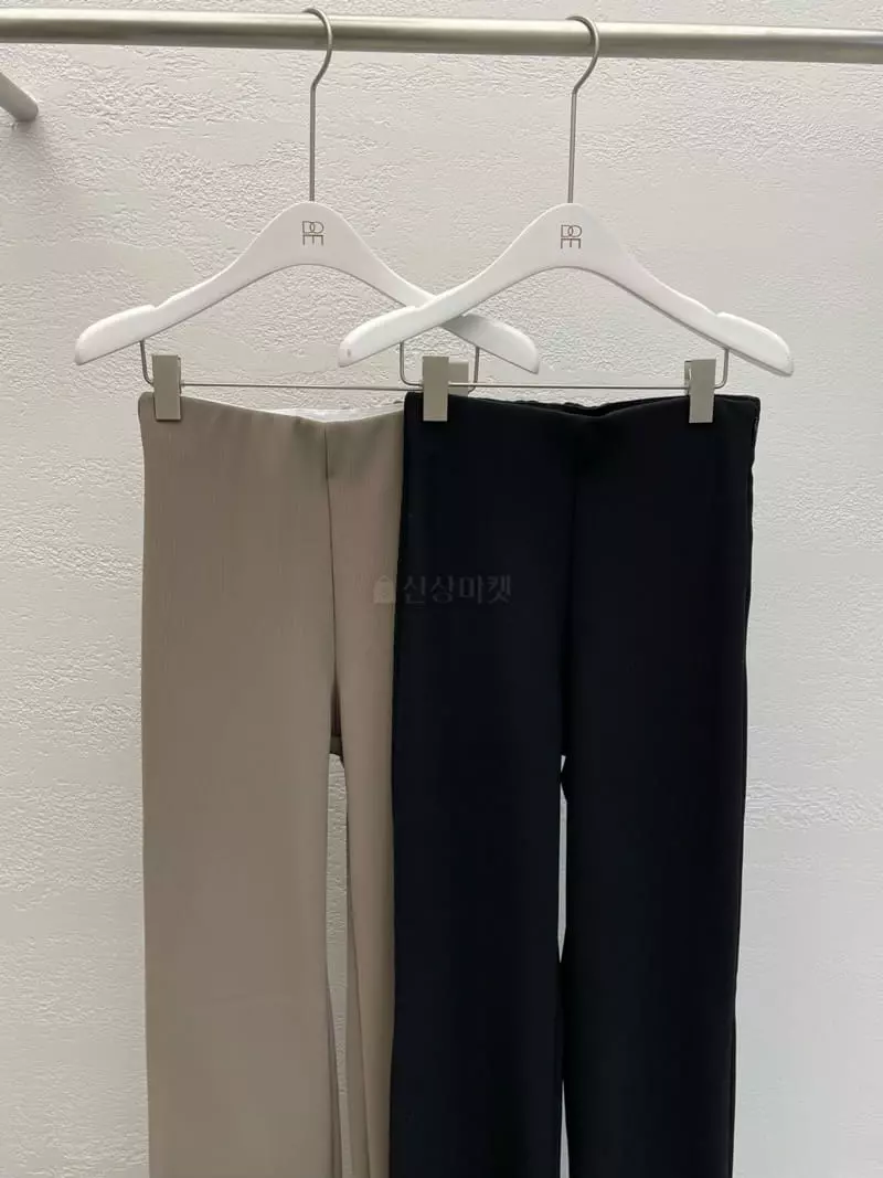 Atthismoment - Korean Women Fashion - #romanticstyle - Rib Pants - 5