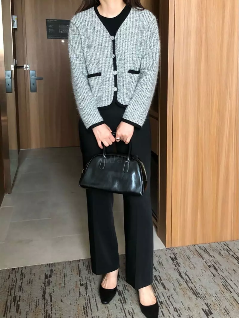 Atthismoment - Korean Women Fashion - #thatsdarling - Cling Cardigan - 2