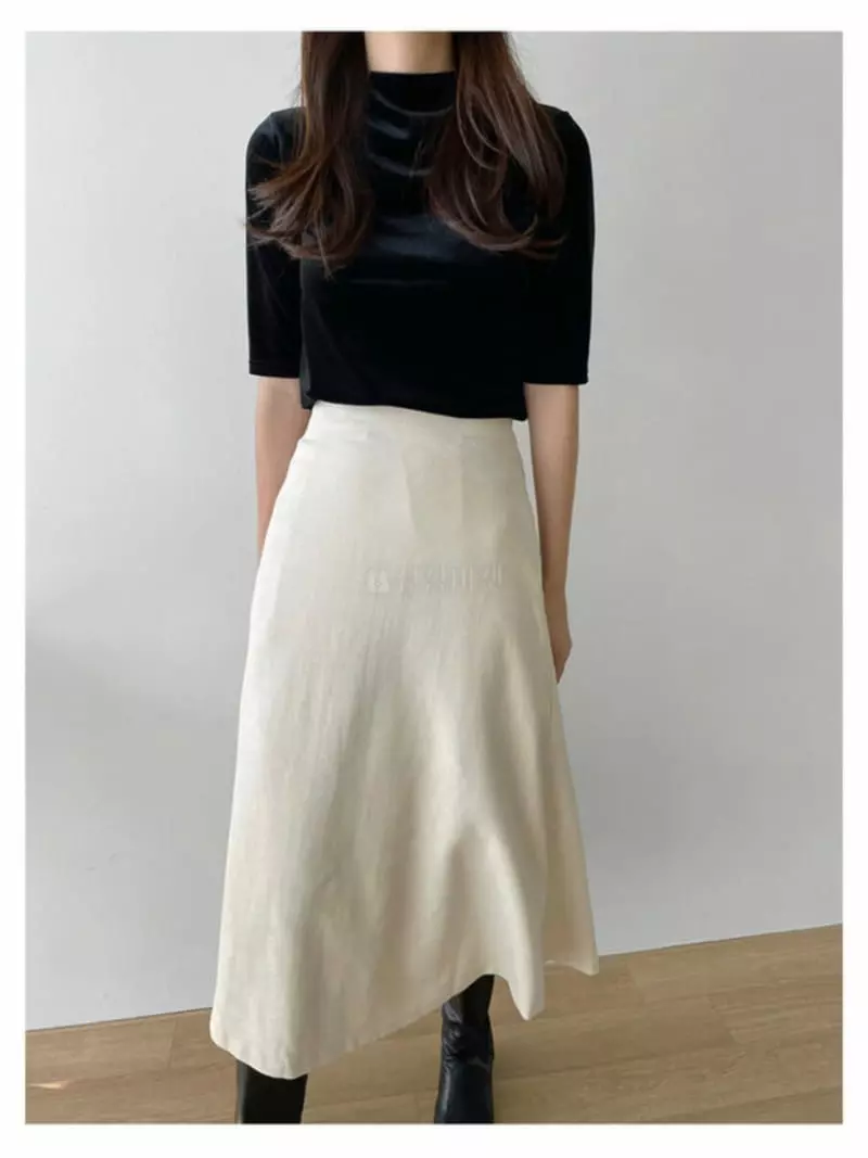 Atthismoment - Korean Women Fashion - #thelittlethings - Cream Skirt