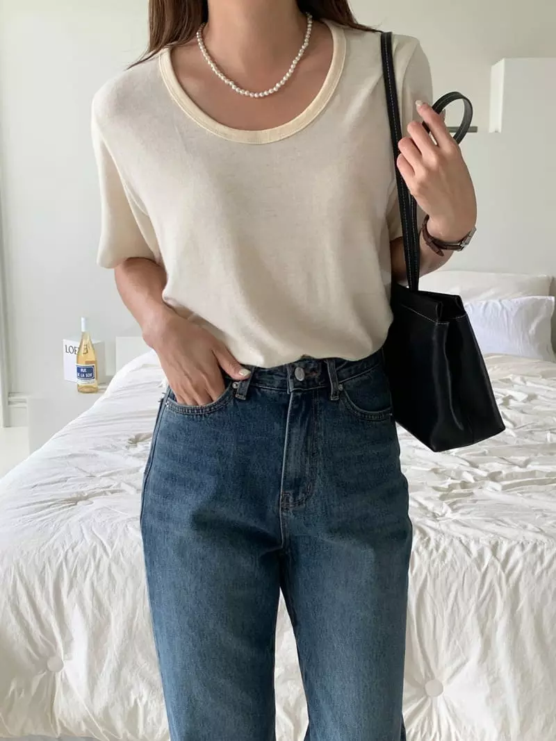 Atthismoment - Korean Women Fashion - #thelittlethings - Downey Tee - 10