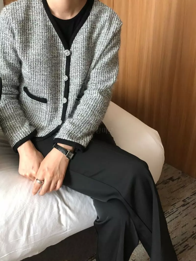 Atthismoment - Korean Women Fashion - #thelittlethings - Cling Cardigan - 3