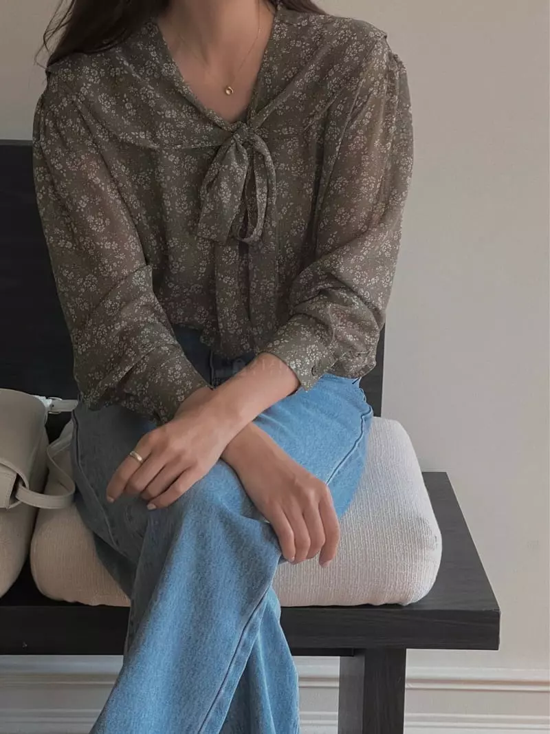 Atthismoment - Korean Women Fashion - #vintageinspired - Loving Blouse - 7