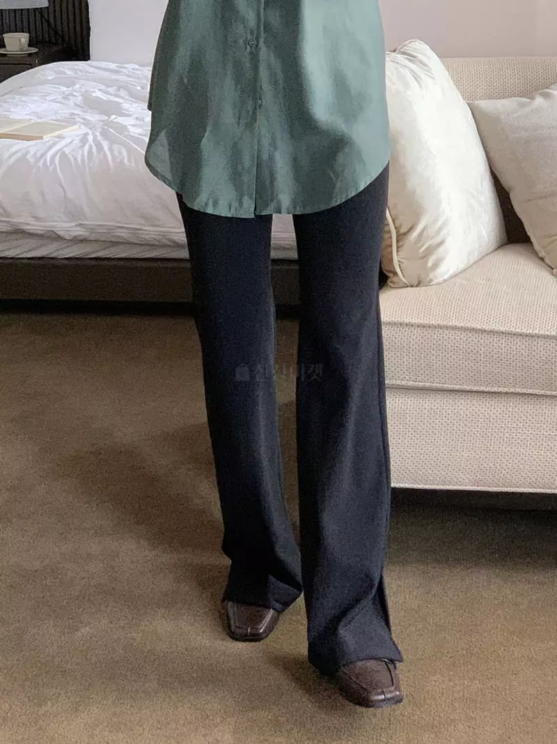 Atthismoment - Korean Women Fashion - #vintageinspired - Rib Pants