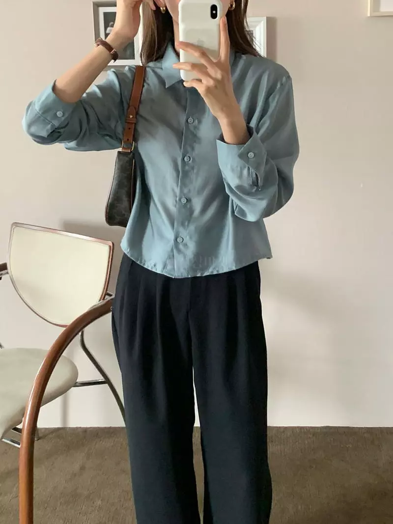 Atthismoment - Korean Women Fashion - #womensfashion - Crop Blouse - 2