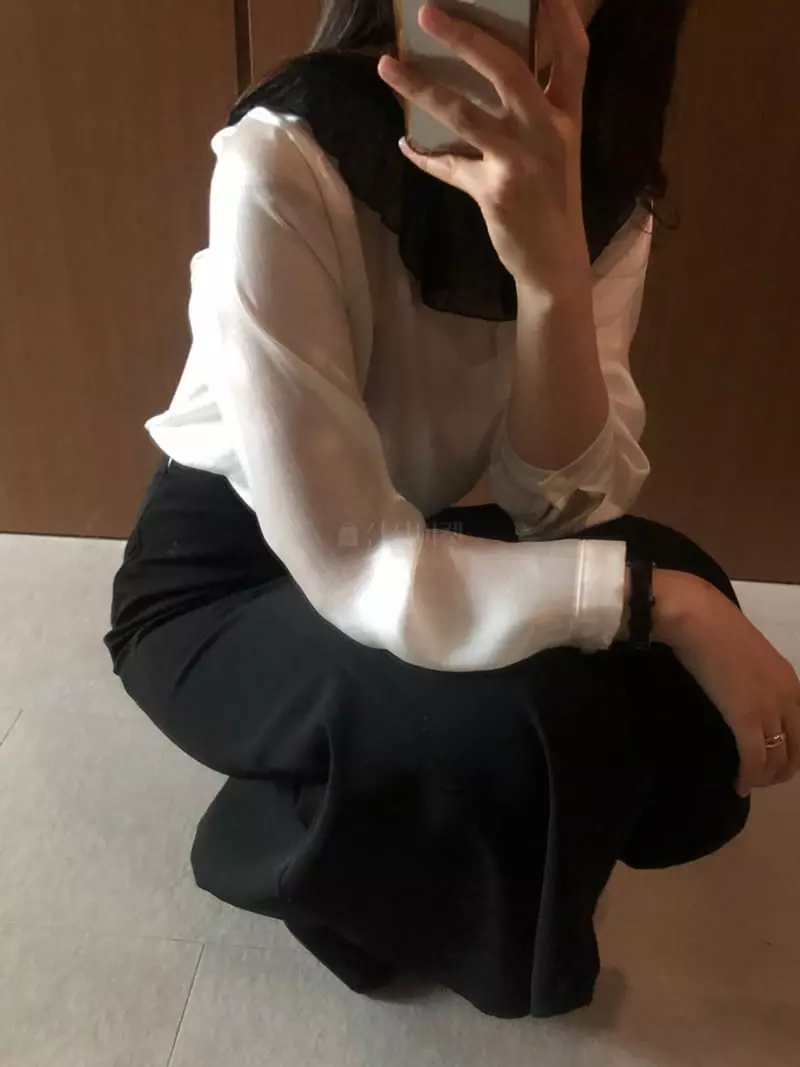 Atthismoment - Korean Women Fashion - #womensfashion - Curry Blouse - 3