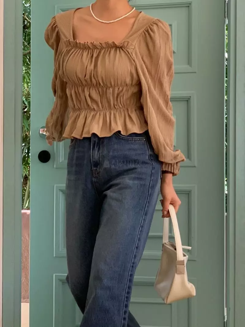 Atthismoment - Korean Women Fashion - #womensfashion - Yoggo Blouse - 3
