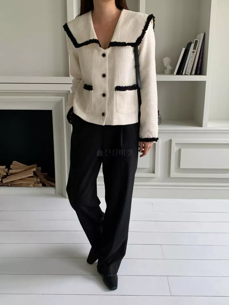 Atthismoment - Korean Women Fashion - #womensfashion - Sailor Twid Jacket