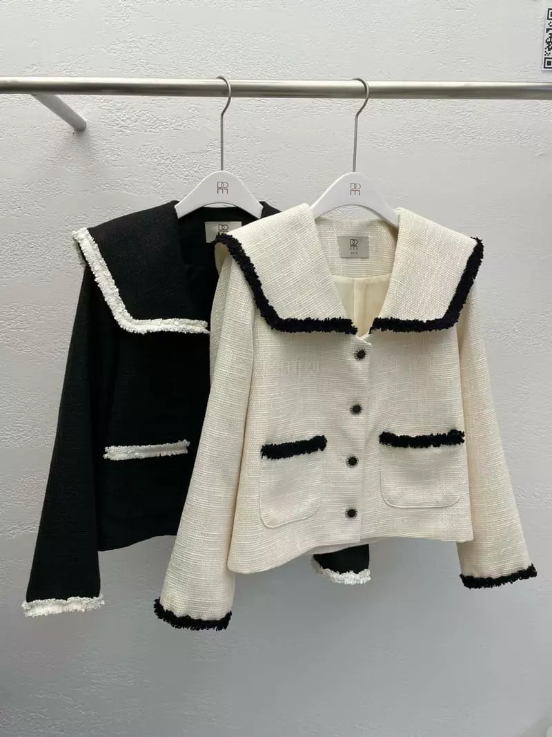 Atthismoment - Korean Women Fashion - #womensfashion - Sailor Twid Jacket - 5
