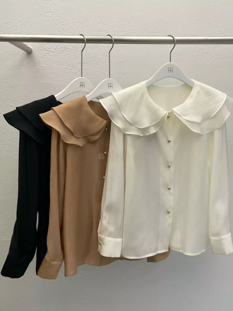 Atthismoment - Korean Women Fashion - #womensfashion - Two Collar Blouse - 8