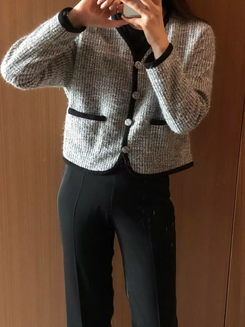 Atthismoment - Korean Women Fashion - #womensfashion - Cling Cardigan - 7