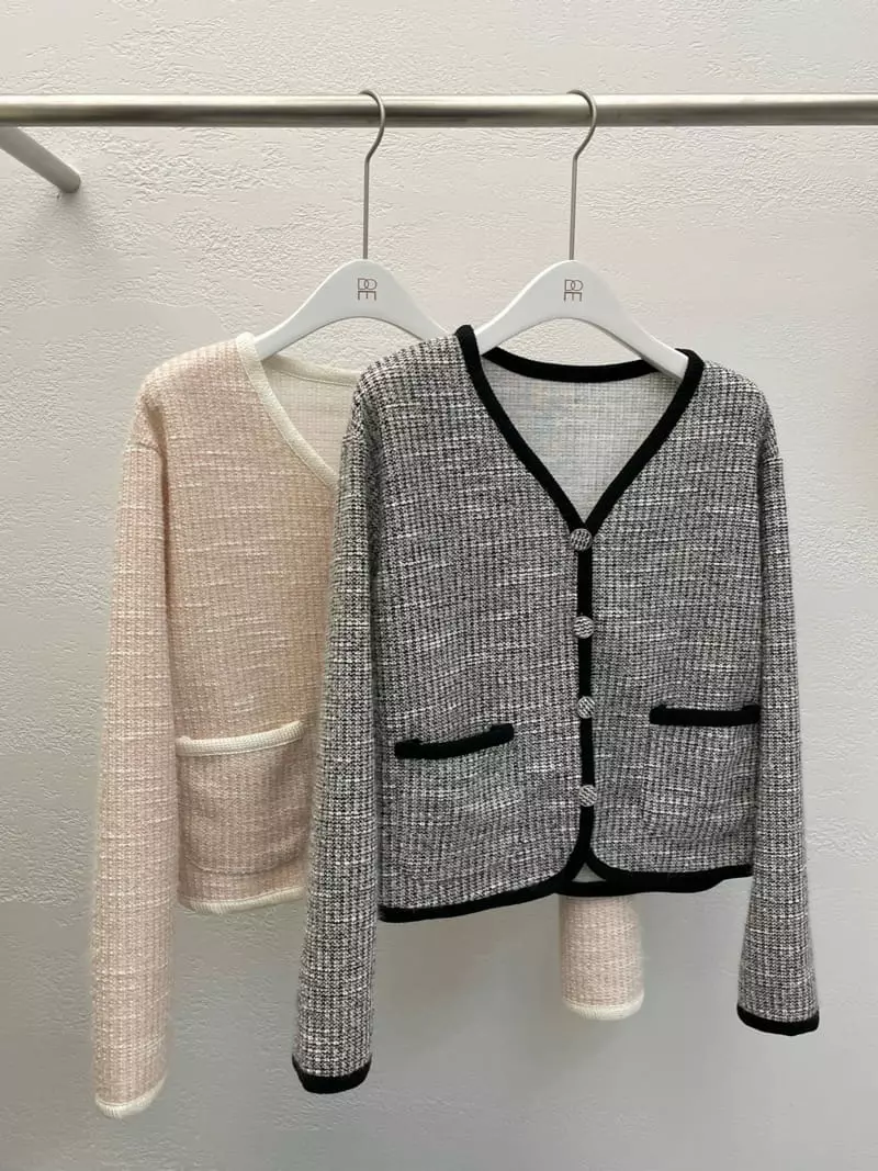 Atthismoment - Korean Women Fashion - #womensfashion - Cling Cardigan - 9