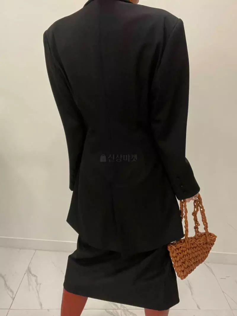 Auver_Fit - Korean Women Fashion - #momslook - Herringbone Snap Jacket - 5